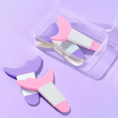 Eyeliner Mascara Applicator Multifunctional Silicone Tool (2 pc)